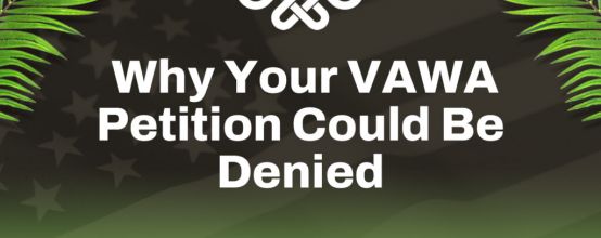 The Real Reason Why Your VAWA Petition Could Be Denied: Green Card for VAWA Self-Petitioner
